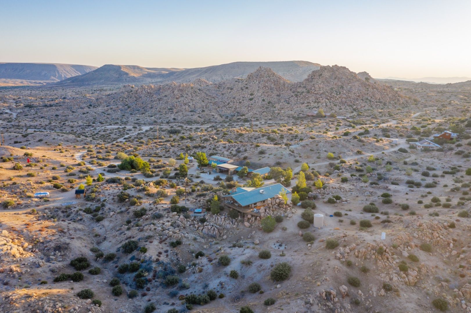 Aerial view of the ESCAPE property from above