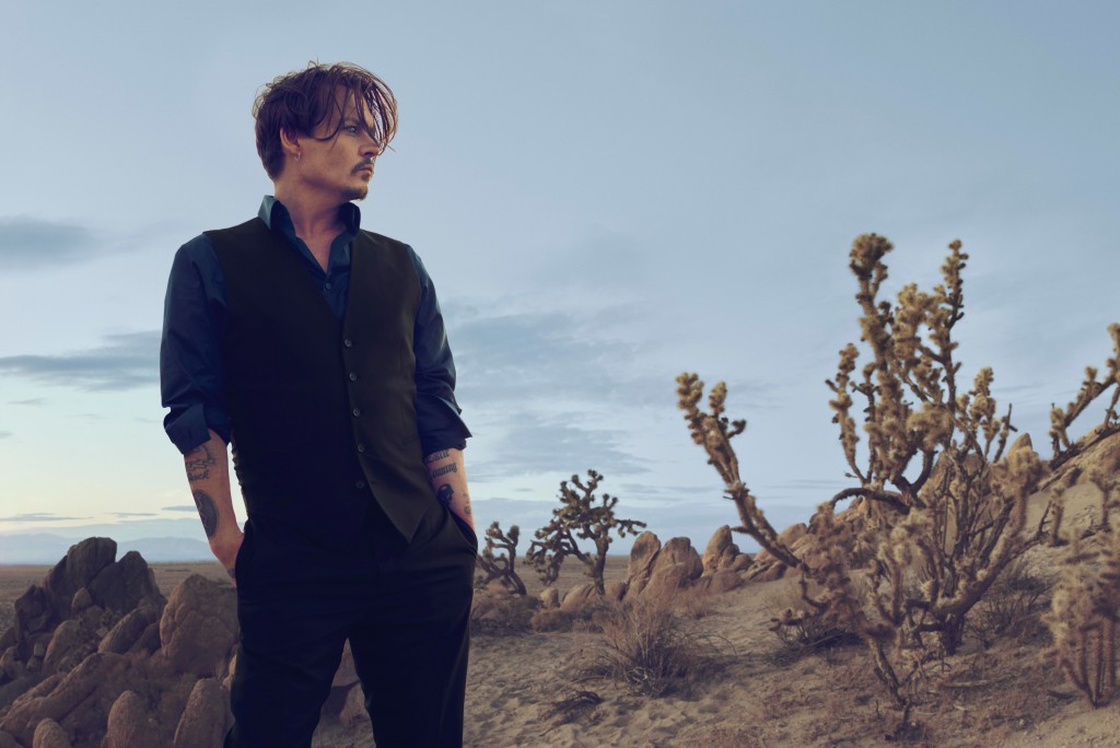 Dior Sauvage campaign shot at ESCAPE — Pioneertown desert landscape