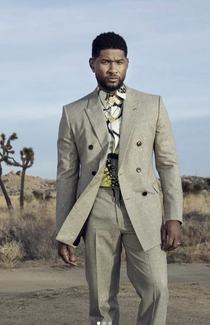 Usher on location at ESCAPE for a magazine editorial