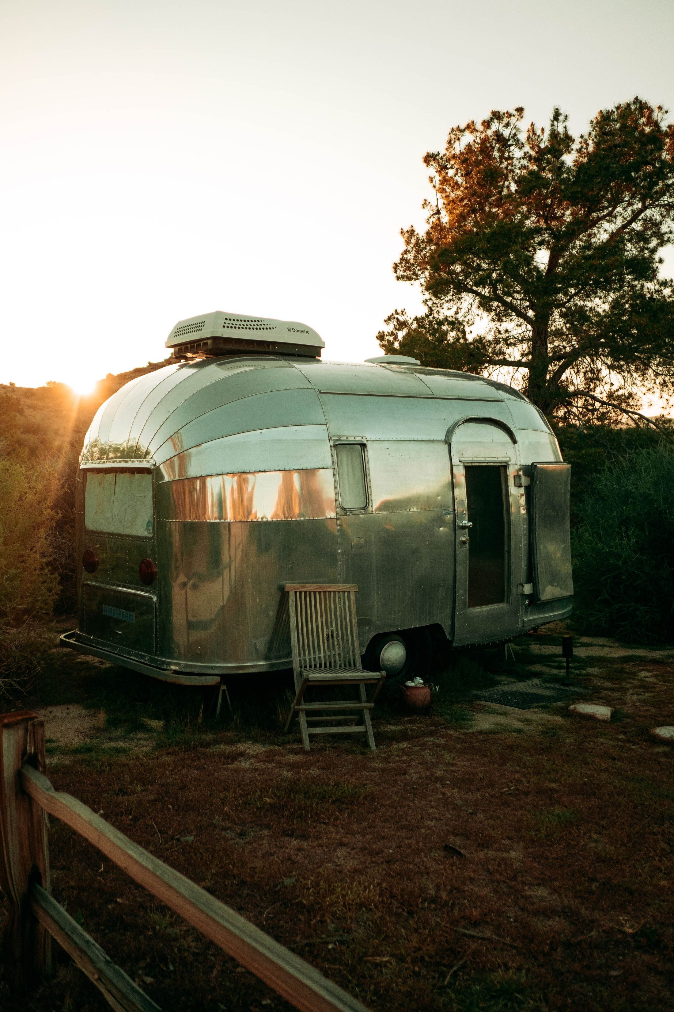 Small Airstream interior at ESCAPE