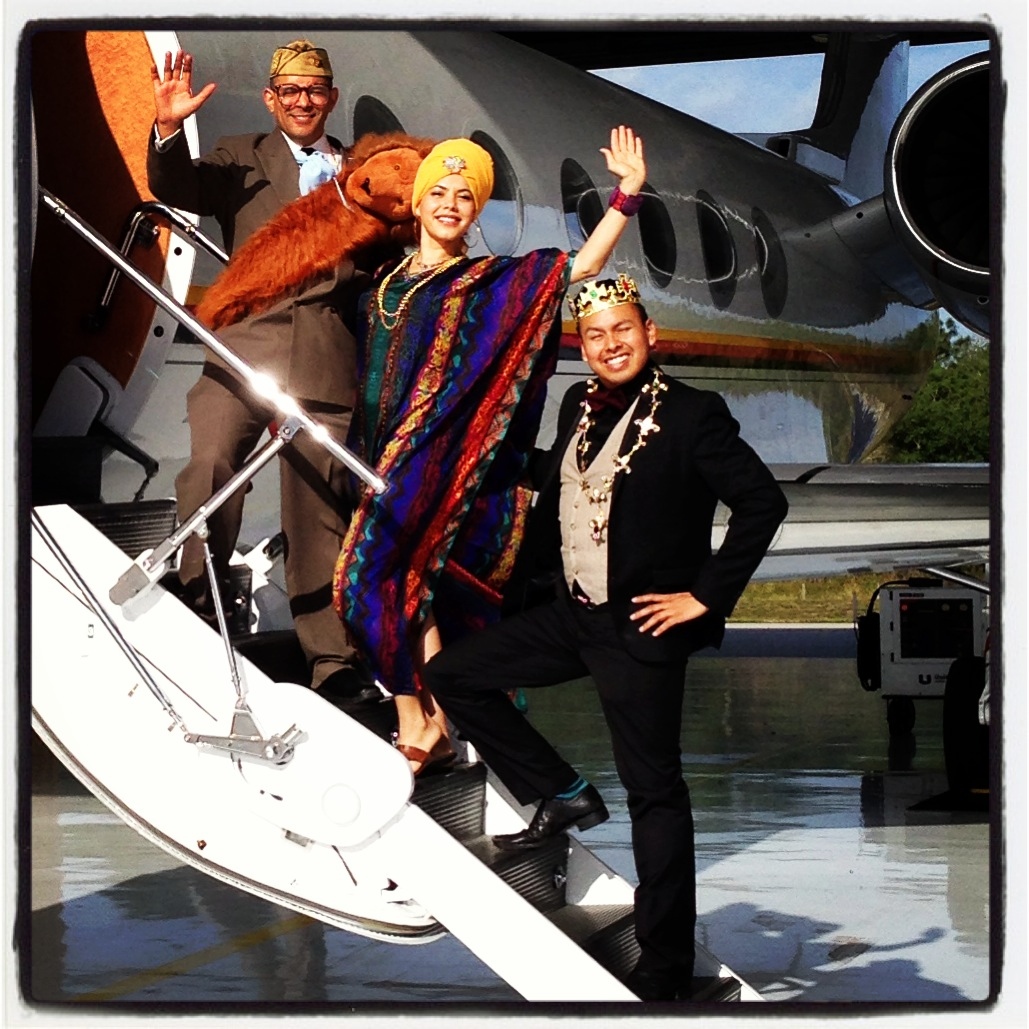 Escape for Good LA — boarding the Seminole jet